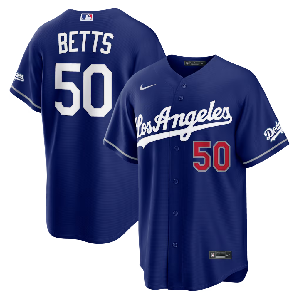 LAD Blue dodgers jerseys-stitched