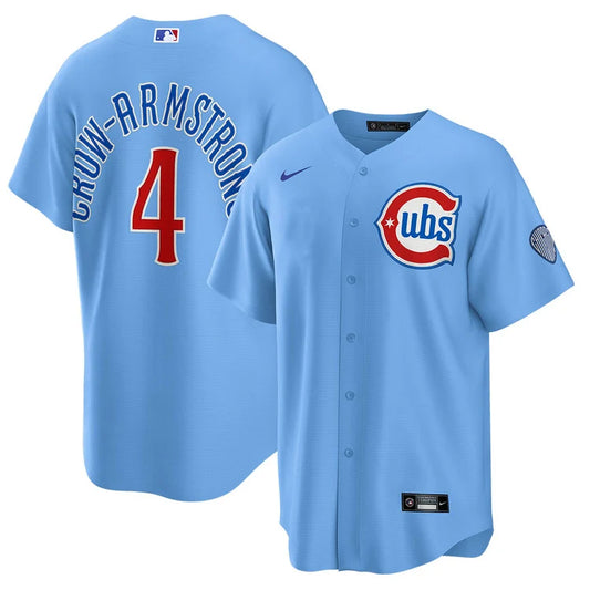 Chicago Cubs Blues Alternate Jersey - Light Blue
