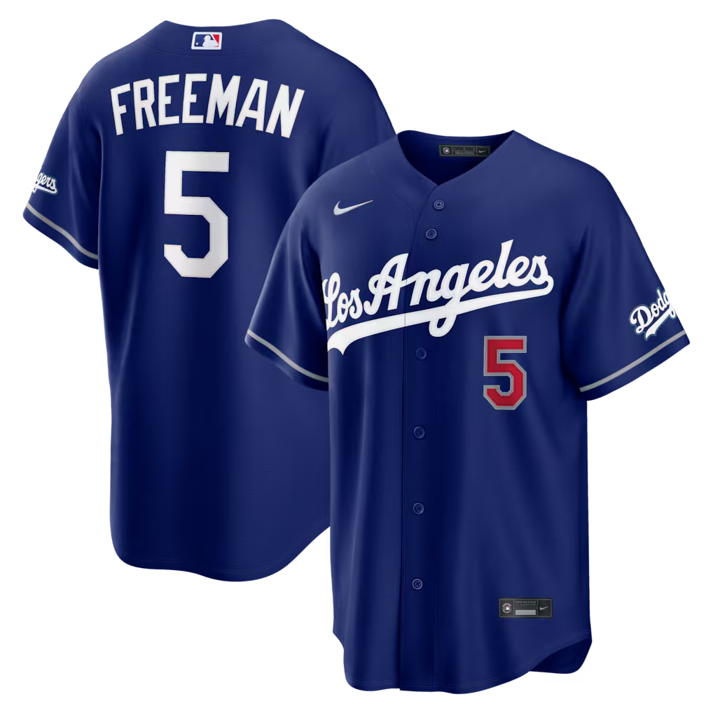 LAD Blue dodgers jerseys-stitched