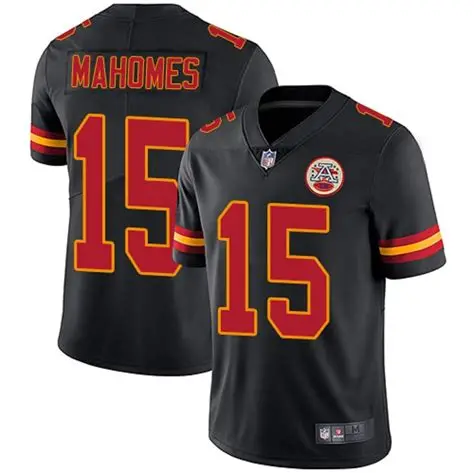 Kansas City Cheifs Jerseys Black-Stitched